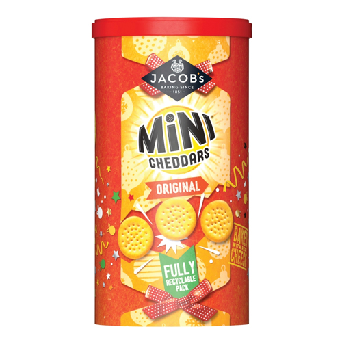 JACOB'S MINI CHEDDARS CADDY 260G-XMAS