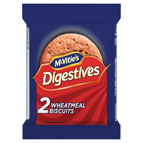 MCVITIE'S DIGESTIVES WHEATMEAL 2 BISCUITS MINI PACK 29.4G