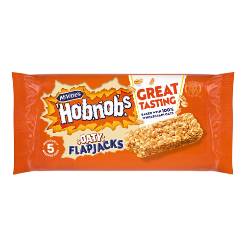 MCVITIE'S HOBNOBS OATY FLAPJACK SNACKSIZE 5PK 131.8G