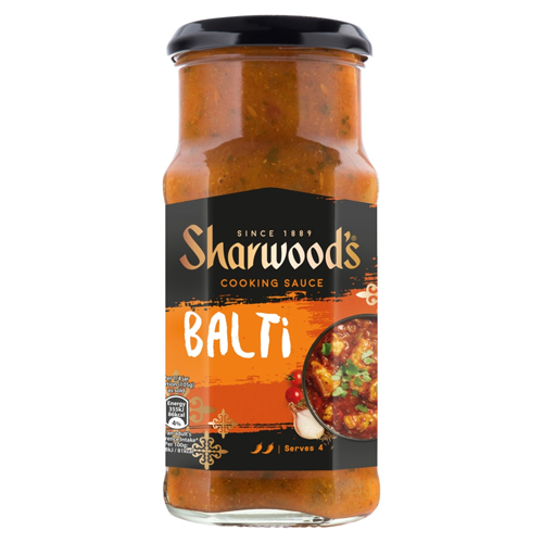 SHARWOOD'S BALTI MEDIUM CURRY SAUCE 420G/NFEU/