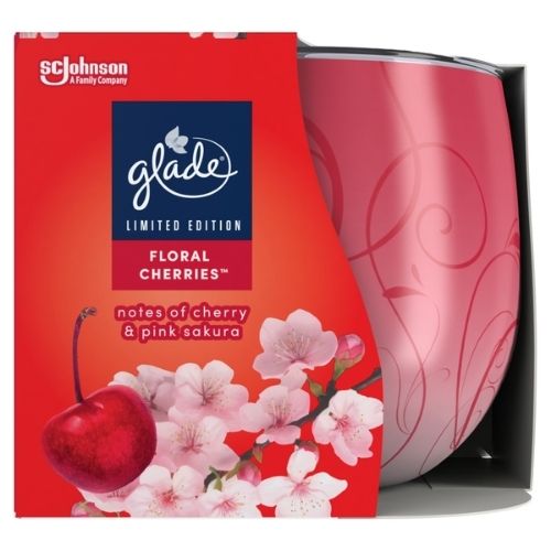 GLADE CANDLE CHERRY 120G