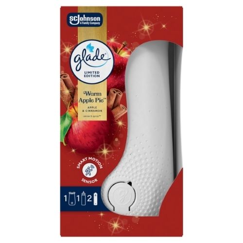 GLADE SENSE & SPRAY HOLDER & REFILL WARM APPLE PIE 18ML