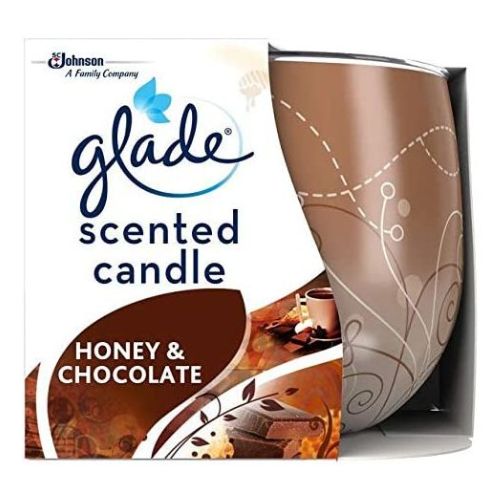 GLADE CANDLE HONEY CHOCOLATE 120G