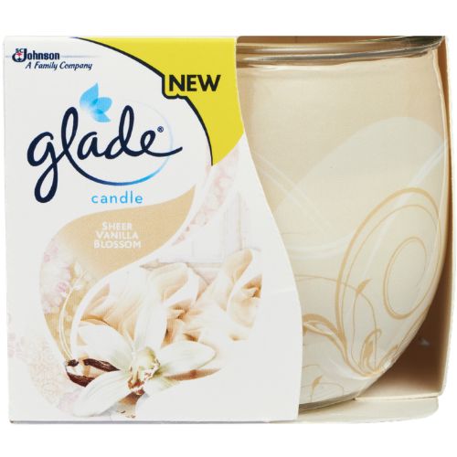 GLADE CANDLE VANILLA BLOSSOM 120G