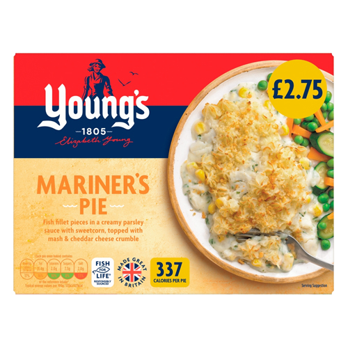 YOUNG'S MARINER'S PIE PMP £2.75 300G