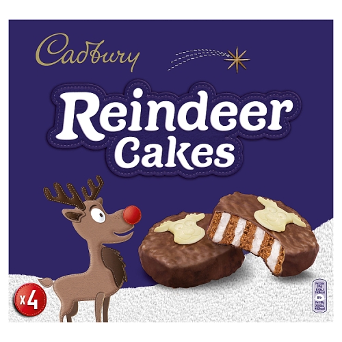 CADBURY REINDEER CAKES 4S-XMAS