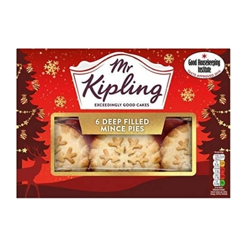 MR KIPLING MINCE PIES 6S-XMAS