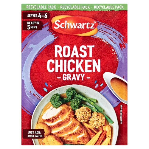 SCHWARTZ ROAST CHICKEN GRAVY 26G