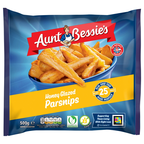 AUNT BESSIE'S HONEY ROAST PARSNIPS 500G