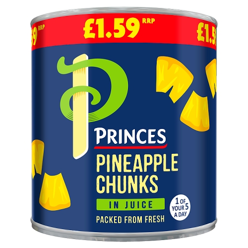 PRINCES PINEAPPLE CHUNKS IN JUICE PMP £1.59 432G