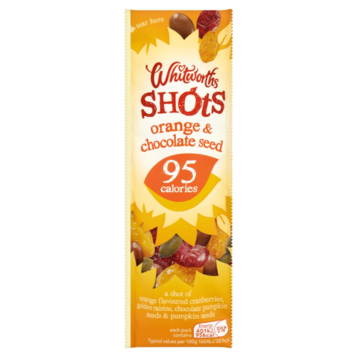 WHITWORTHS SHOTS ORANGE CHOCOLATE 25G