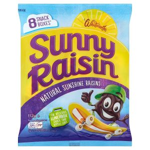 WHITWORTHS SUNNY RAISINS 8PK 14G