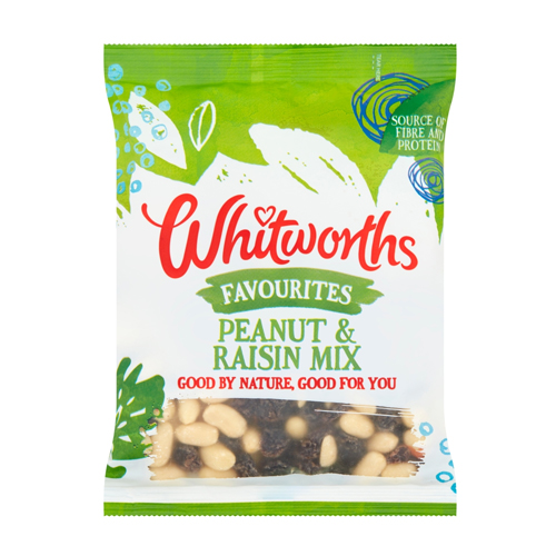 WHITWORTHS FAVOURITES PEANUT RAISINS 220G