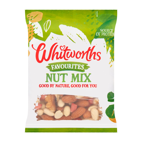 WHITWORTHS FAVOURITES NUT MIX 125G