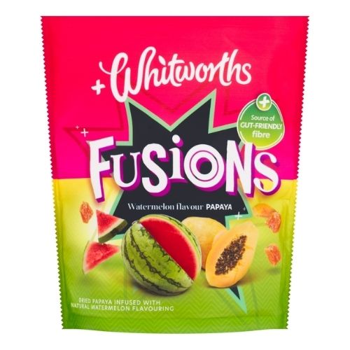 WHITWORTHS FUSIONS WATERMELON PAPAYA FLAVOUR 80G