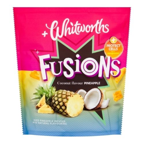 WHITWORTHS FUSIONS COCONUT PINEAPPLES 80G