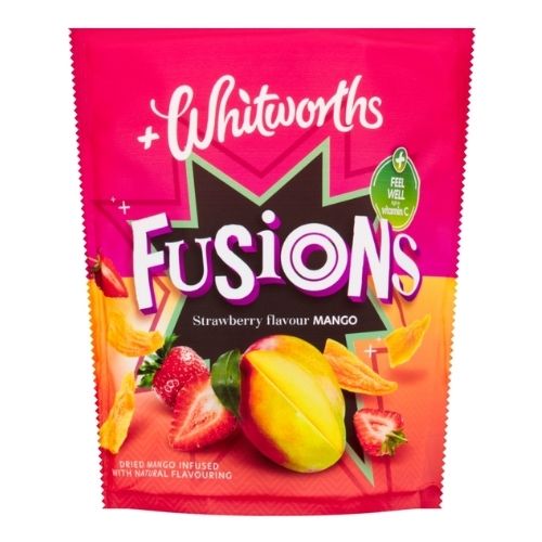 WHITWORTHS FUSION STRAWBERRY MANGO 75G