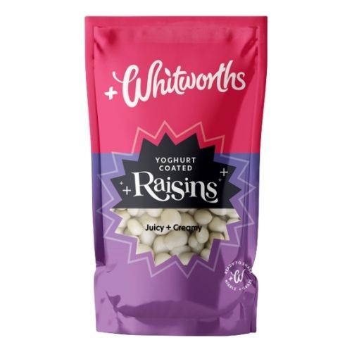 WHITWORTHS YOGHURT COATED RAISINS 115G