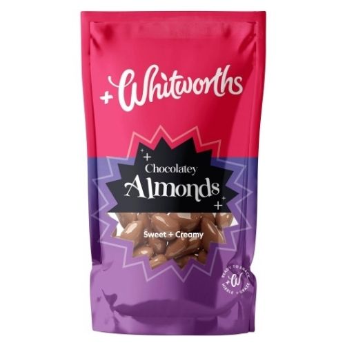 WHITWORTHS CHOCOLATEY ALMONDS 105G