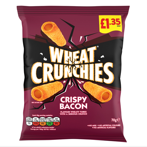 WHEAT CRUNCHIES BACON PMP £1.35 70G
