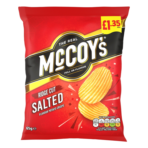 MCCOY'S READY SALTED PMP £1.35 65G