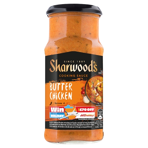 SHARWOOD'S COOKING SAUCE BUTTER CHICKEN 420G/NFEU/