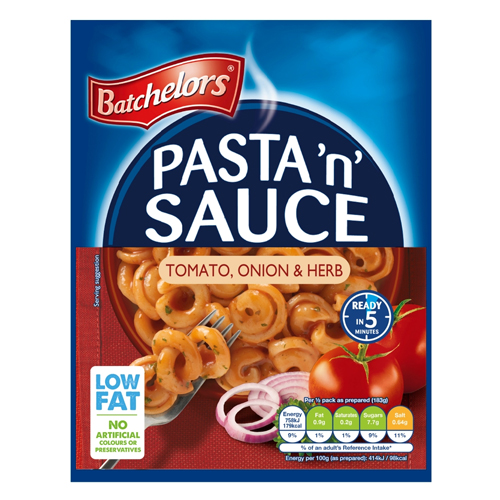 BATCHELORS PASTA 'N' SAUCE TOMATO, ONION & HERB 99G