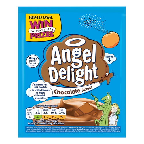 ANGEL DELIGHT CHOCOLATE INSTANT DESSERT 59G/NFEU/