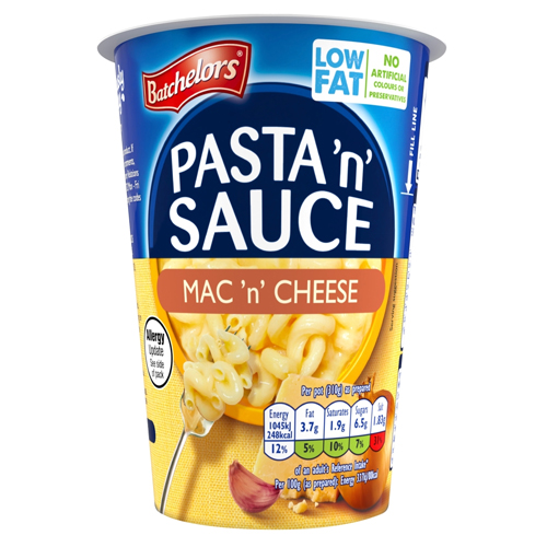 BATCHELORS PASTA 'N' SAUCE MAC 'N' CHEESE 65G