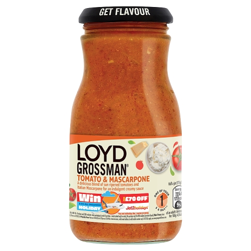 LOYD GROSSMAN TOMATO & MASCARPONE 350G/NFEU/