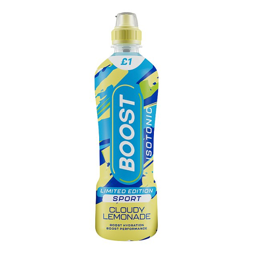 BOOST SPORT CLOUDY LEMON PMP £1.00 500ML