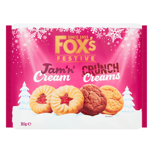 FOX'S FESTIVE CREAMS ASSORTMENT 365G-XMAS