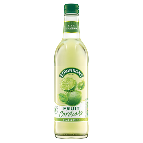 ROBINSONS CRUSHED LIME & MINT FRUIT CORDIAL 500ML