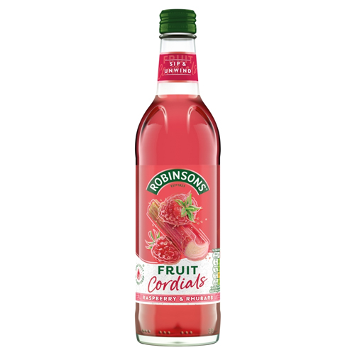 ROBINSONS RASPBERRY, RHUBARB & ORANGE BLOSSOM FRUIT CORDIAL 500ML