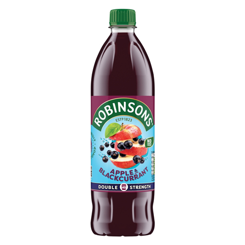 ROBINSONS DOUBLE CONCENTRATE APPLE & BLACKCURRANT NAS 1L