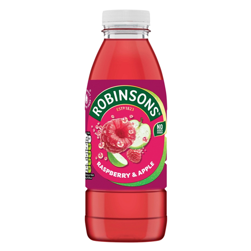 ROBINSONS READY TO DRINK RASPBERRY & APPLE JUICE PET 500ML