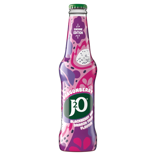 J2O SUNSHINE DRAGONBERRY BLACKBERRY & DRAGON FRUIT FLAVOUR 275ML