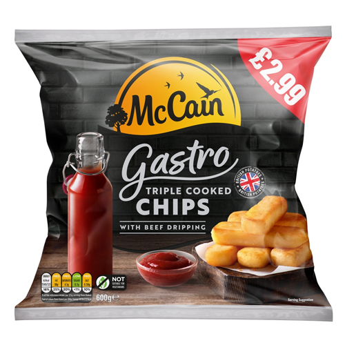 MCCAIN GASTRO CHIPS PMP £2.99 600G