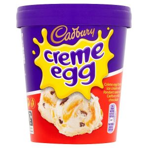 CADBURY CREME EGG ICE CREAM TUB 480ML
