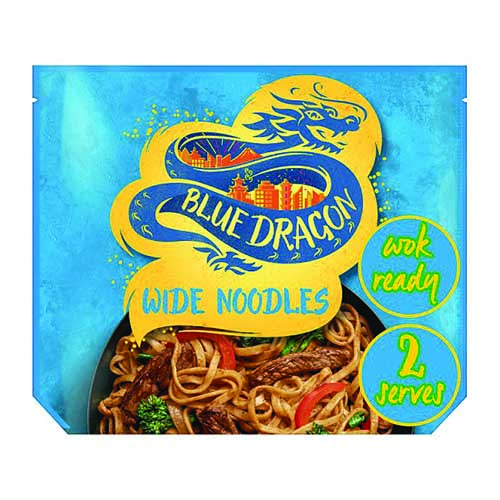 BLUE DRAGON WIDE WOK READY NOODLES 300G