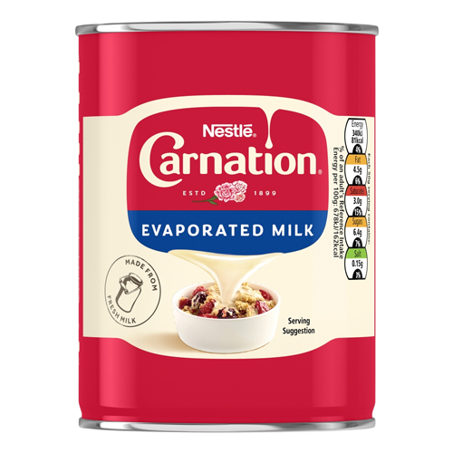 CARNATION EVAPORATED MILK 24X 410G