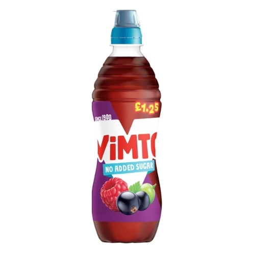 VIMTO FIZZY NO ADDED SUGAR PMP £1.25 500ML