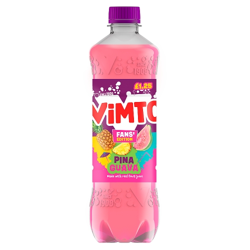 VIMTO FIZZY PINA GUAVA PMP £1.25 500ML