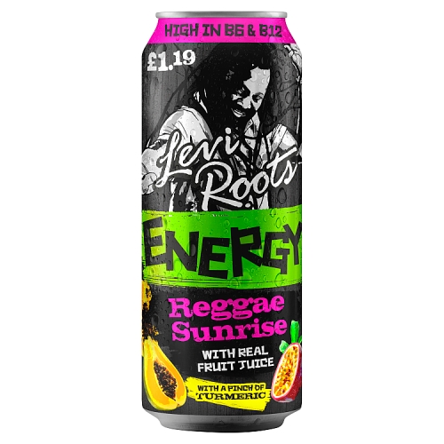 LEVI ROOTS ENERGY REGGAE SUNRISE PMP £1.19 500ML