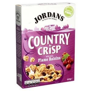 JORDANS COUNTRY CRISP FLAME RAISINS BREAKFAST CEREAL 500G