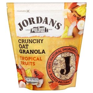 JORDANS CRUNCHY OAT GRANOLA TROPICAL FRUIT 750G