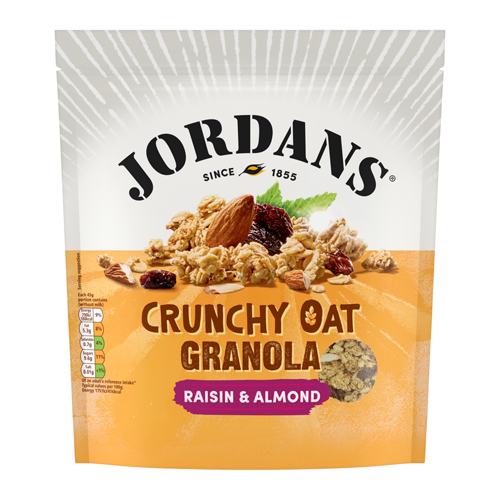 JORDANS CRUNCHY OAT GRANOLA RAISIN & ALMOND 750G