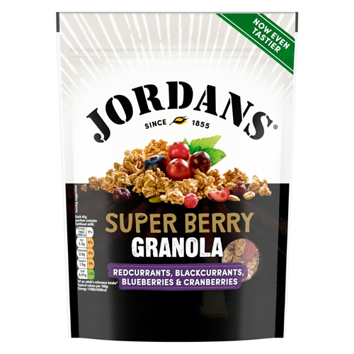 JORDANS SUPER BERRY GRANOLA BREAKFAST CEREAL 500G