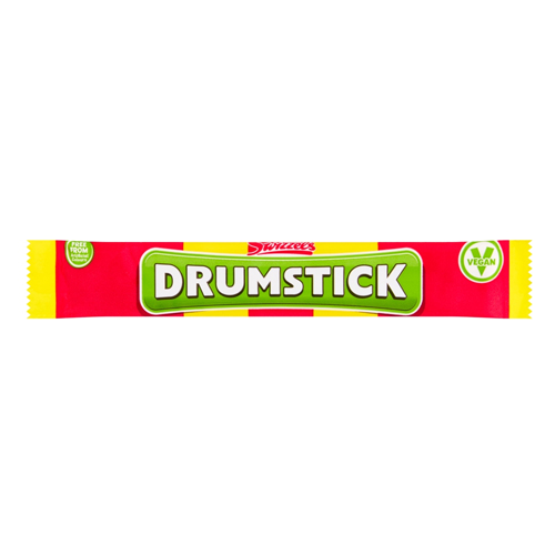 SWIZZELS DRUMSTICK ORIGINAL RASPBERRY AND MILK CHEW BAR 60X 18G