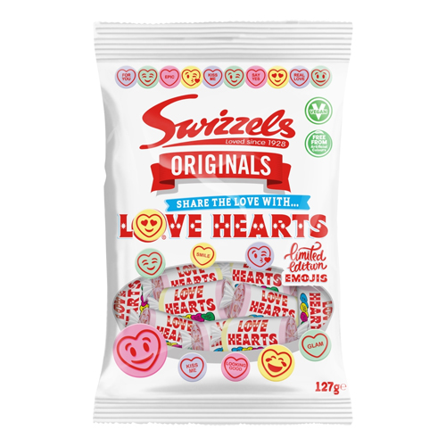 SWIZZELS ORIGINALS LOVE HEARTS 127G